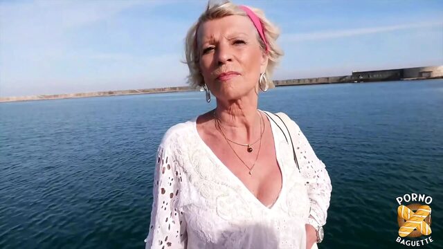 Eva 70 years old still wants two beautiful cocks