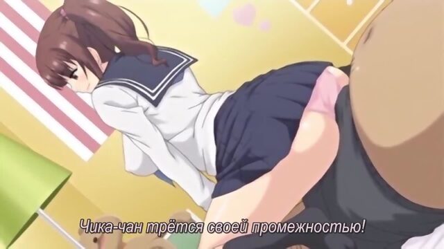 Hentai/ Хентай 18+ 1 Серия Трахнуть Огромные Сиськи Оджи-санKyonyuu JK ga Ojisan