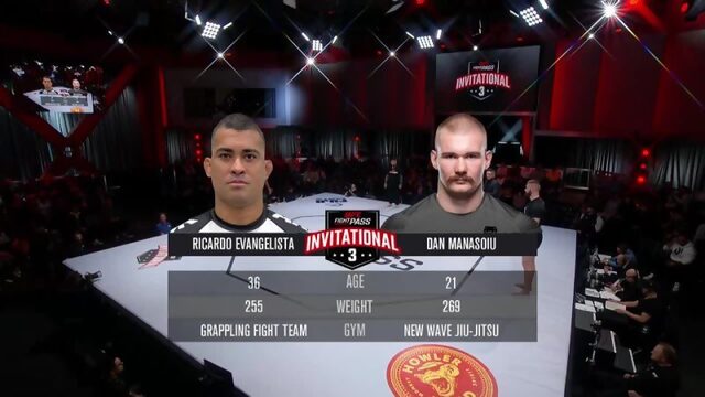 Ricardo Evangelista vs Dan Manasoiu - UFC FIGHT PASS INVITATIONAL 3