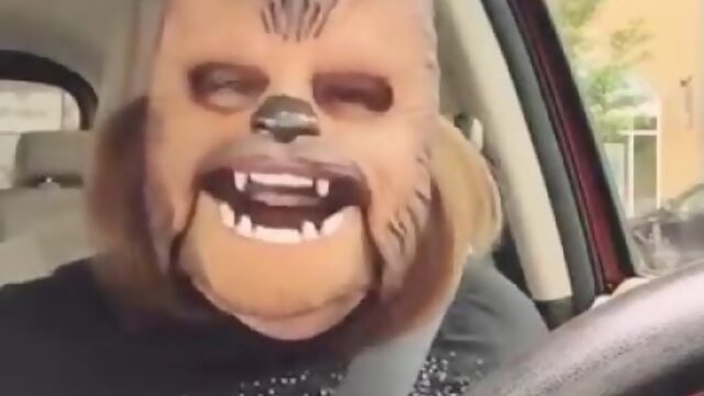 Its simple joys in life Chewbacca mom