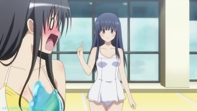 Pervert Slime attacks Yui HD - To Love Ru Motto (anime, hentai, ecchi, loli, swimsuit, аниме, хентай, эччи, лоли)