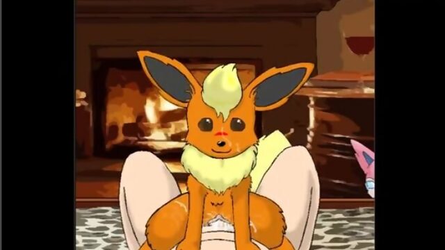 Pokemon Rule 34) Flareon Gets Fucked 