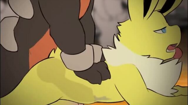 Gay 2D Yiff by Dacad Furry Porn Sex E621 Houndoom fucks Jolteon from Pokemon r34 Rule34 anal