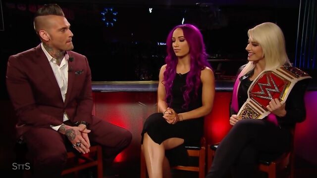 [WWE QTV]☆[WWE Straight to the Source]Alexa Bliss and Sasha Banks reflect on making history in Abu Dhabi]