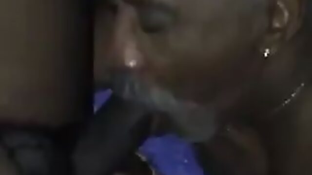 Older Black Man Sucking Dick